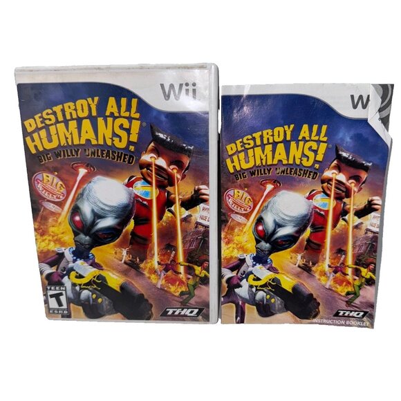 Destroy All Humans: Big Willy Unleashed (Nintendo Wii, 2008) - Picture 1 of 4